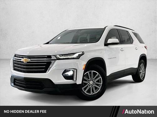 Summit White 2023 Chevrolet Traverse LT Cloth