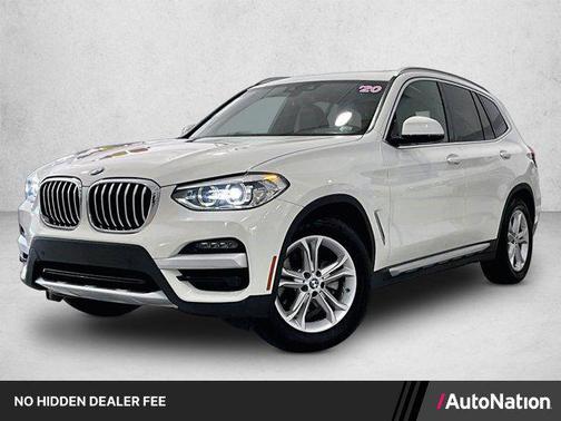 Alpine White 2020 BMW X3 sDrive30i