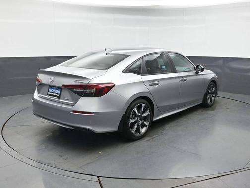 Solar Silver Metallic 2025 Honda Civic Hybrid Sport