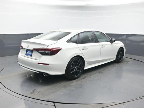 Platinum White Pearl 2025 Honda Civic Sport