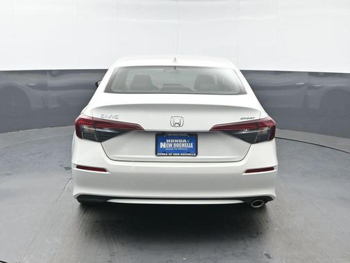 Platinum White Pearl 2025 Honda Civic Sport