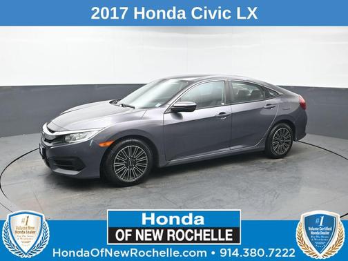 Polished Metal Metallic 2017 Honda Civic LX