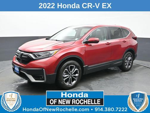 Radiant Red Metallic 2022 Honda CR-V AWD EX