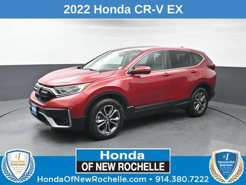 Radiant Red Metallic 2022 Honda CR-V AWD EX