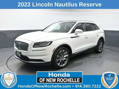 White Metallic 2022 Lincoln Nautilus Reserve
