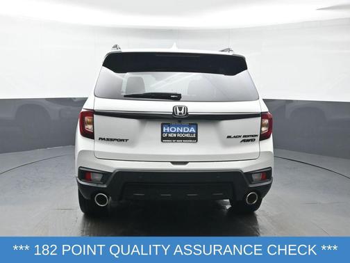 Platinum White Pearl 2024 Honda Passport AWD Black