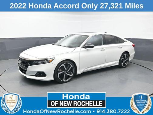 Platinum White Pearl 2022 Honda Accord Sport 2.0T