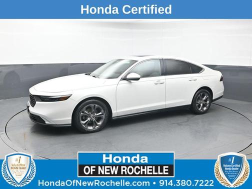 Platinum White Pearl 2023 Honda Accord EX