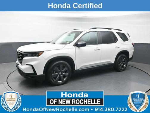 Platinum White Pearl 2023 Honda Pilot AWD Sport