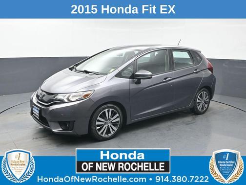 Modern Steel Metallic 2015 Honda Fit EX