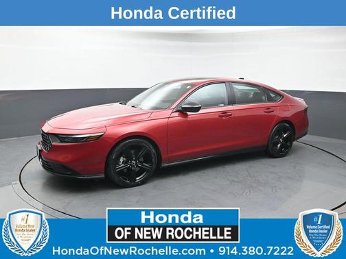 Radiant Red Metallic 2023 Honda Accord Hybrid Sport-L