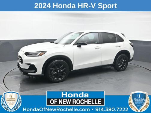 Platinum White Pearl 2024 Honda HR-V Sport
