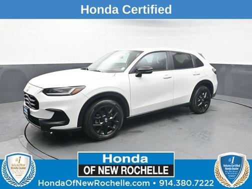 Platinum White Pearl 2024 Honda HR-V Sport