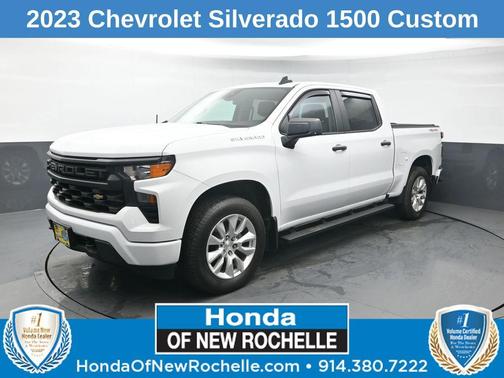 Summit White 2023 Chevrolet Silverado 1500 Custom
