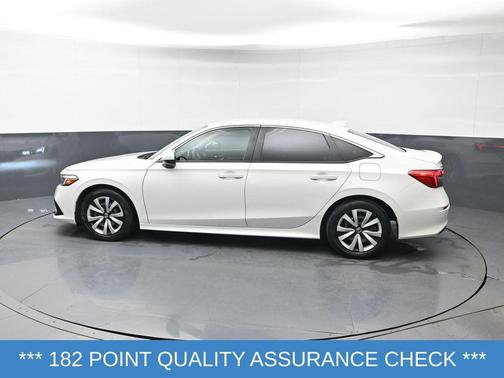 Platinum White Pearl 2023 Honda Civic LX