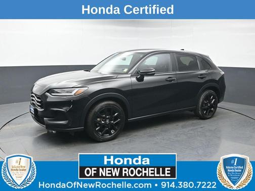 Crystal Black Pearl 2025 Honda HR-V AWD Sport