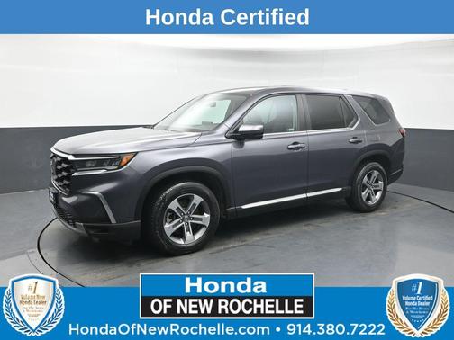 Modern Steel Metallic 2023 Honda Pilot AWD EX-L 8 Passenger