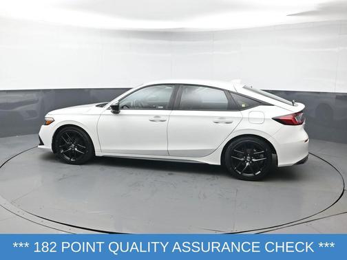 Platinum White Pearl 2024 Honda Civic Sport