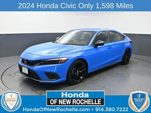 Boost Blue Pearl 2024 Honda Civic Sport