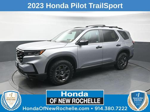 Lunar Silver Metallic 2023 Honda Pilot AWD TrailSport