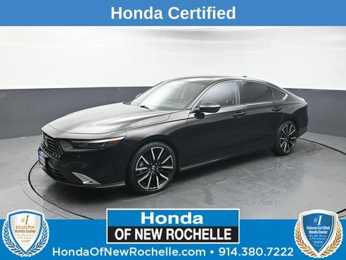 Crystal Black Pearl 2023 Honda Accord Hybrid Touring