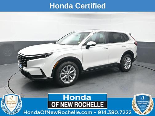 Platinum White 2024 Honda CR-V EX AWD