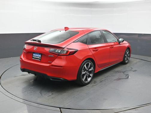 Rallye Red 2025 Honda Civic Hybrid Sport Touring