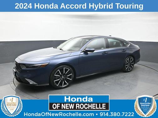 Canyon River Blue Metallic 2024 Honda Accord Hybrid Touring