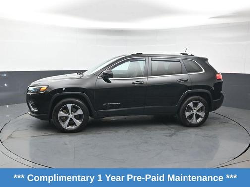 Diamond Black Crystal Pearlcoat 2019 Jeep Cherokee Limited