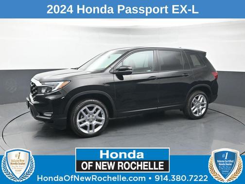 Crystal Black Pearl 2024 Honda Passport AWD EX-L