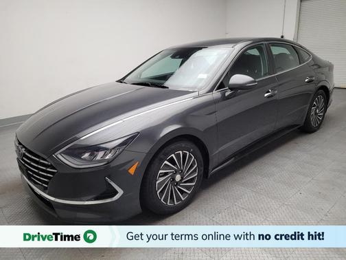 Gray 2021 Hyundai SONATA Hybrid SE