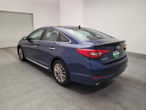Blue 2015 Hyundai SONATA Limited