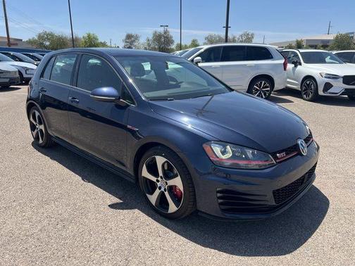 Night Blue Metallic 2017 Volkswagen Golf GTI Autobahn 4-Door