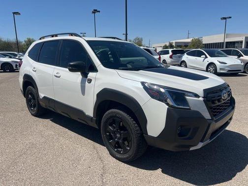 Crystal White Pearl 2022 Subaru Forester Wilderness