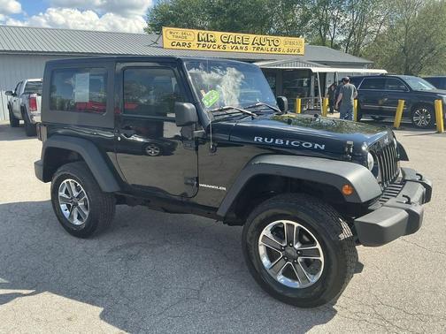 Black 2008 Jeep Wrangler Rubicon