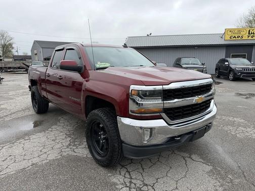 Maroon 2017 Chevrolet Silverado 1500 1LT
