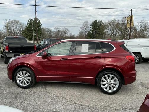 Chili Red Metallic 2017 Buick Envision Premium II