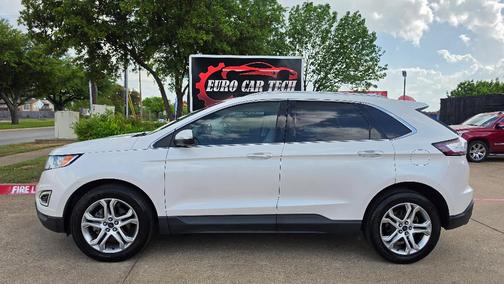 White 2016 Ford Edge Titanium