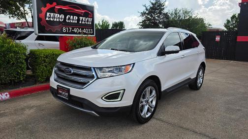 White 2016 Ford Edge Titanium