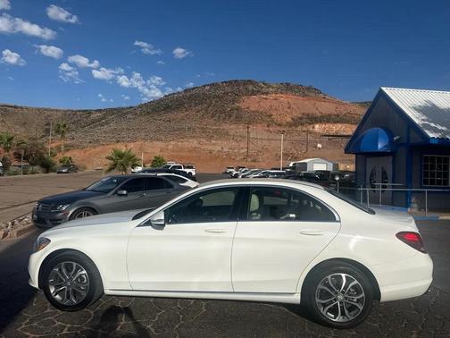 White 2015 Mercedes-Benz C-Class C 300 4MATIC