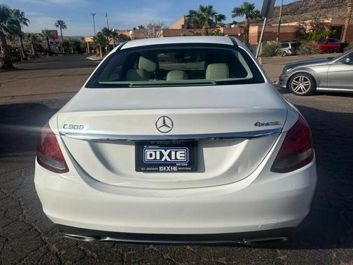 White 2015 Mercedes-Benz C-Class C 300 4MATIC