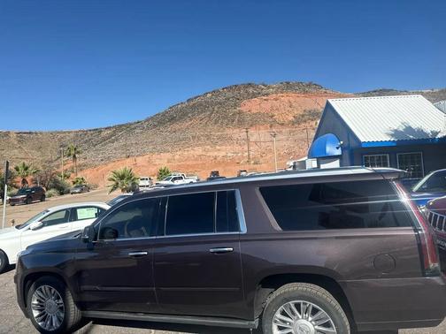 Terra Mocha Metallic 2015 Cadillac Escalade ESV Platinum