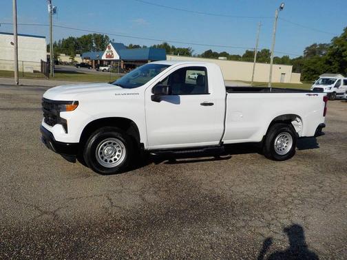 Summit White 2023 Chevrolet Silverado 1500 WT