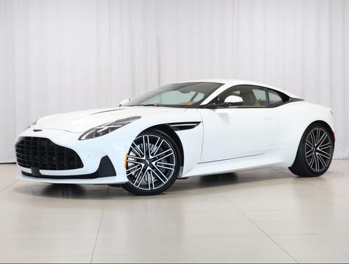 Lunar White 2024 Aston Martin DB12 Coupe