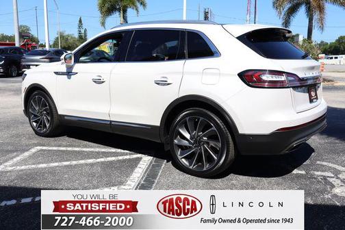 White Platinum Metallic Tri-Coat 2019 Lincoln Nautilus Reserve