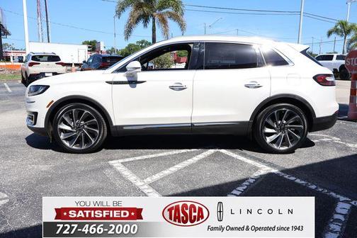 White Platinum Metallic Tri-Coat 2019 Lincoln Nautilus Reserve