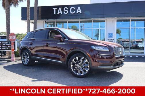 Burgundy Velvet Metallic Tinted Clearcoat 2023 Lincoln Nautilus Reserve