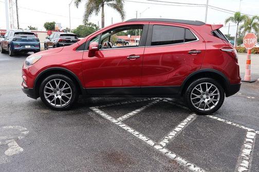 Winterberry Red Metallic 2018 Buick Encore Sport Touring