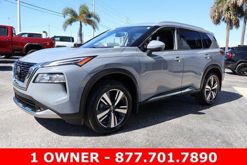 Boulder Gray Pearl 2021 Nissan Rogue Platinum