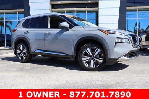 Boulder Gray Pearl 2021 Nissan Rogue Platinum